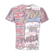 t-shirt Mitchell & Ness , Pink , Heren