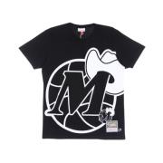 t-shirt Mitchell & Ness , Black , Heren