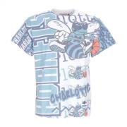 t-shirt Mitchell & Ness , White , Heren