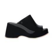 Wedges Melissa , Black , Dames