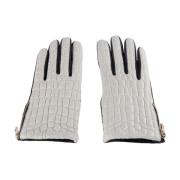 Gray Lambskin Glove Cavalli Class , Gray , Dames