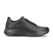 Stijlvolle leren sneakers Rieker , Black , Heren