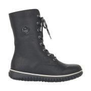 Casual Veterschoenen Rieker , Black , Dames