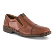 Klassieke Bruine Loafer met Extra Breedte en Zachte Binnenzool Rieker ...