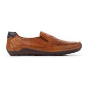 Met de hand gestikte leren loafer voor heren Pikolinos , Brown , Heren