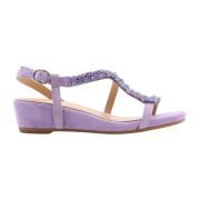 Zomer Platte Sandalen Alma EN Pena , Purple , Dames