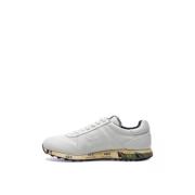 Witte Leren Sneakers met 2,5 cm Hak Premiata , White , Heren