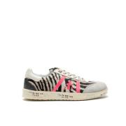 Bonnie Leren Sneakers Premiata , Black , Dames