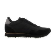 Nora III Leren Sneaker Woden , Black , Dames