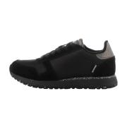 Stijlvolle Waterdichte Sneakers Woden , Black , Dames