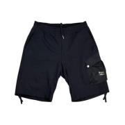 Casual Shorts Blauer , Black , Heren