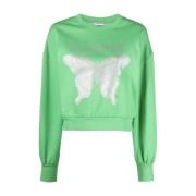 Sweatshirt Ganni , Green , Dames