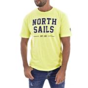 T-Shirt North Sails , Yellow , Heren