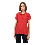 ; Laag; Poli t -shirt North Sails , Red , Dames