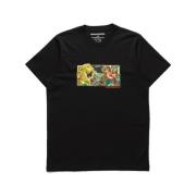 Samurai Tiger Print T-shirt Maharishi , Black , Heren