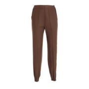 Leather Trousers Etro , Brown , Dames