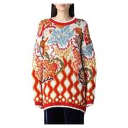 Trui met ronde hals Etro , Multicolor , Dames