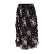 Zijden rok Etro , Black , Dames