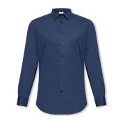 Shirt met logo Etro , Blue , Heren