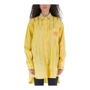 Oversized Shirt Etro , Yellow , Dames