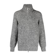 Stijlvolle Zip-through Sweatshirt Brunello Cucinelli , Gray , Heren