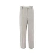 Beige Freddo Ss23 Damesbroek Brunello Cucinelli , Beige , Dames