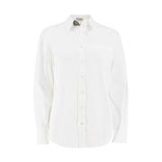 Elegante Witte Blouse met Juweelborduursel Brunello Cucinelli , White ...