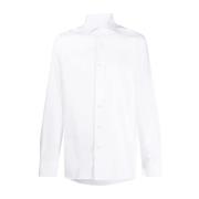 Katoenen overhemd Ermenegildo Zegna , White , Heren
