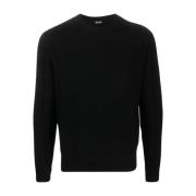 Sweatshirts Ermenegildo Zegna , Black , Heren