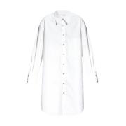 Dagshirtjurk Palm Angels , White , Dames