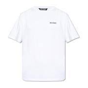 T-shirt met logo Palm Angels , White , Heren