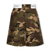 Camouflage shorts Palm Angels , Green , Heren