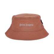Stijlvolle Logo Bucket Hat Palm Angels , Pink , Unisex