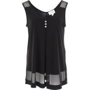 Stijlvolle Mouwloze Top Joseph Ribkoff , Black , Dames