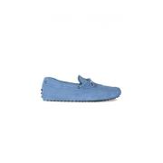 Suede Loafers Tod's , Blue , Heren