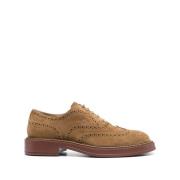 Bruine Suède Veterschoenen Tod's , Brown , Heren