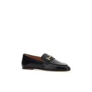 Klassieke Leren Zwarte Mocassins Tod's , Black , Heren