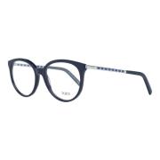 Blauwe Ronde Optische Brillen voor Vrouwen Tod's , Blue , Dames