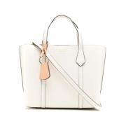 Kleine Perry Triple-Compartiment Tote Tas Tory Burch , Beige , Dames