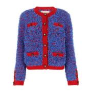 Stijlvolle tweekleurige cardigan Tory Burch , Multicolor , Dames