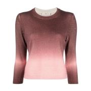 Ronde Hals Gebreide Kleding Tory Burch , Pink , Dames