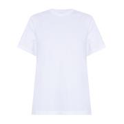 T-shirt met logo Tory Burch , White , Dames
