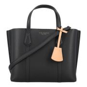 Stijlvolle Triple-Compartment Tote Tory Burch , Black , Dames