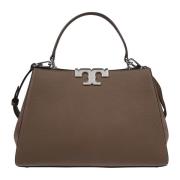 Eleanor Pebbled Stachel Tas Tory Burch , Brown , Dames