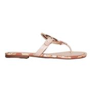 Platte sandalen Tory Burch , Pink , Dames