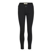 Strakke donkere denim jeans MOS Mosh , Black , Dames