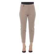 Een broek Peserico , Beige , Dames