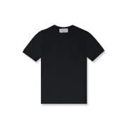 Logo Print Basic T-Shirt Baldessarini , Black , Heren