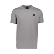 T-shirt met Logo Paul & Shark , Gray , Heren