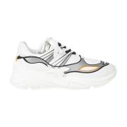 Vetersneakers met Merklogo Patrizia Pepe , White , Dames